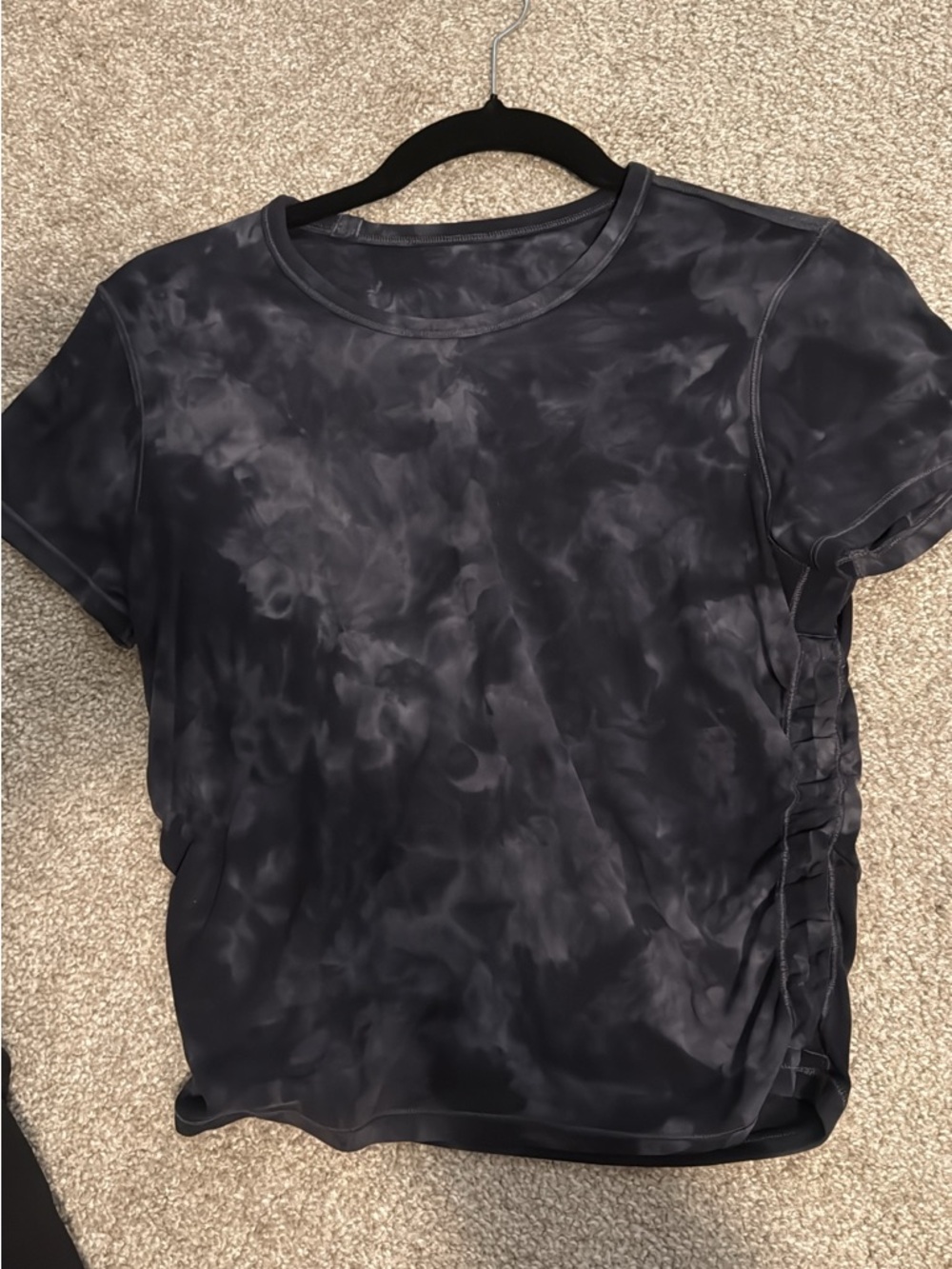 lululemon diamond dye nulu shirt size 6